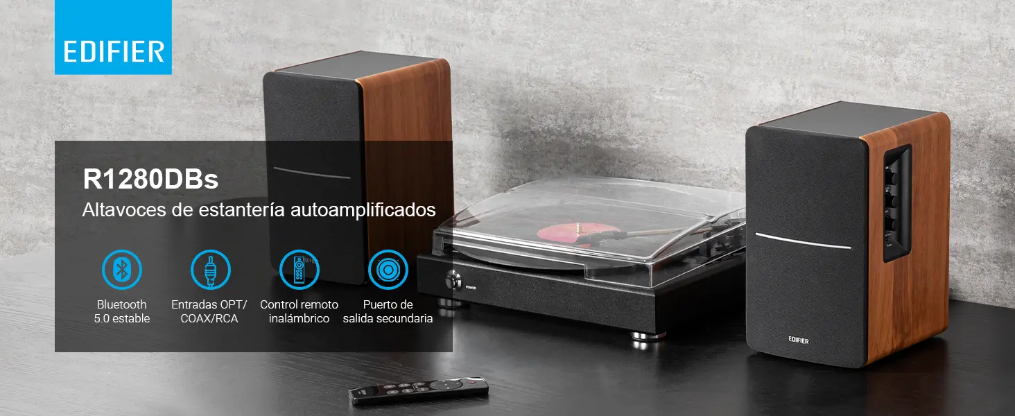 Edifier R1280DBs Altavoces Activos de Estantería 2.0