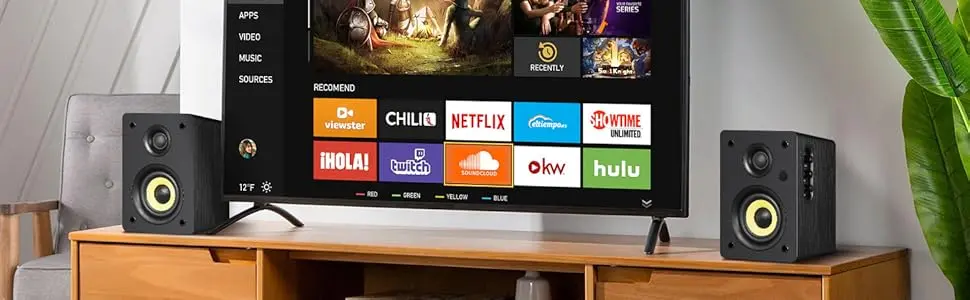 Sanyun SW206 Altavoces Estantería Activos 80W