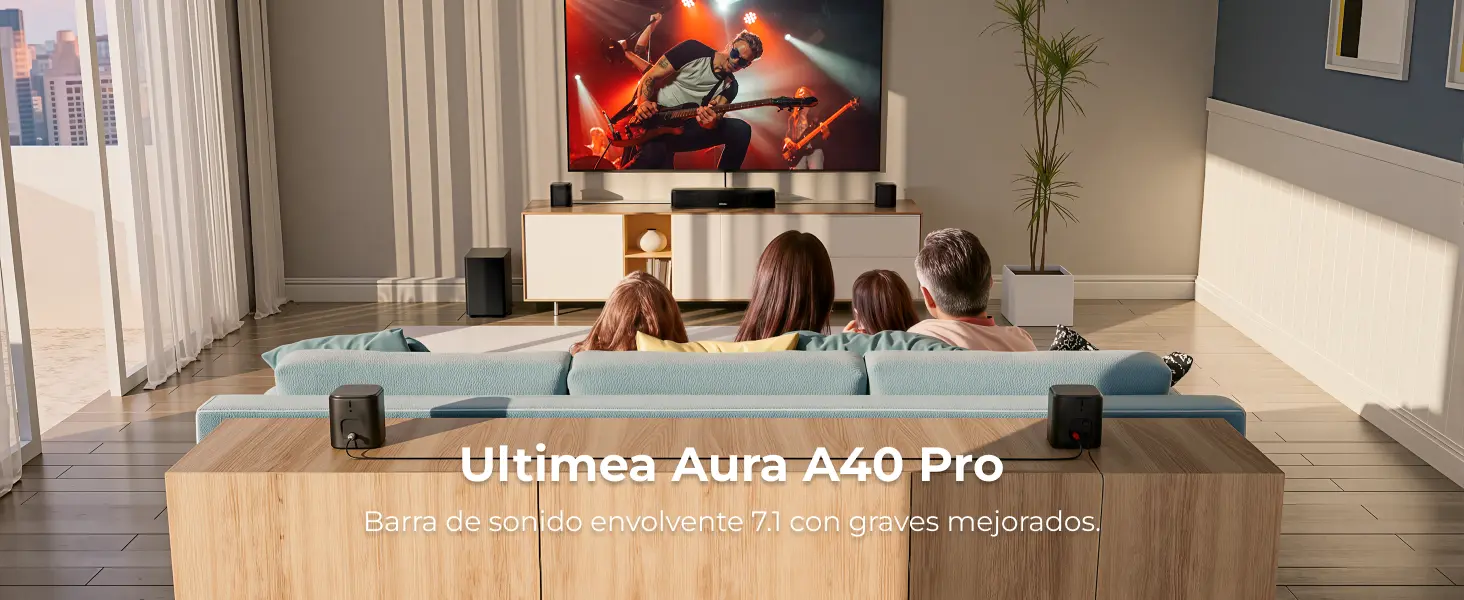 ULTIMEA Aura A40 Pro Barra de Sonido 7.1