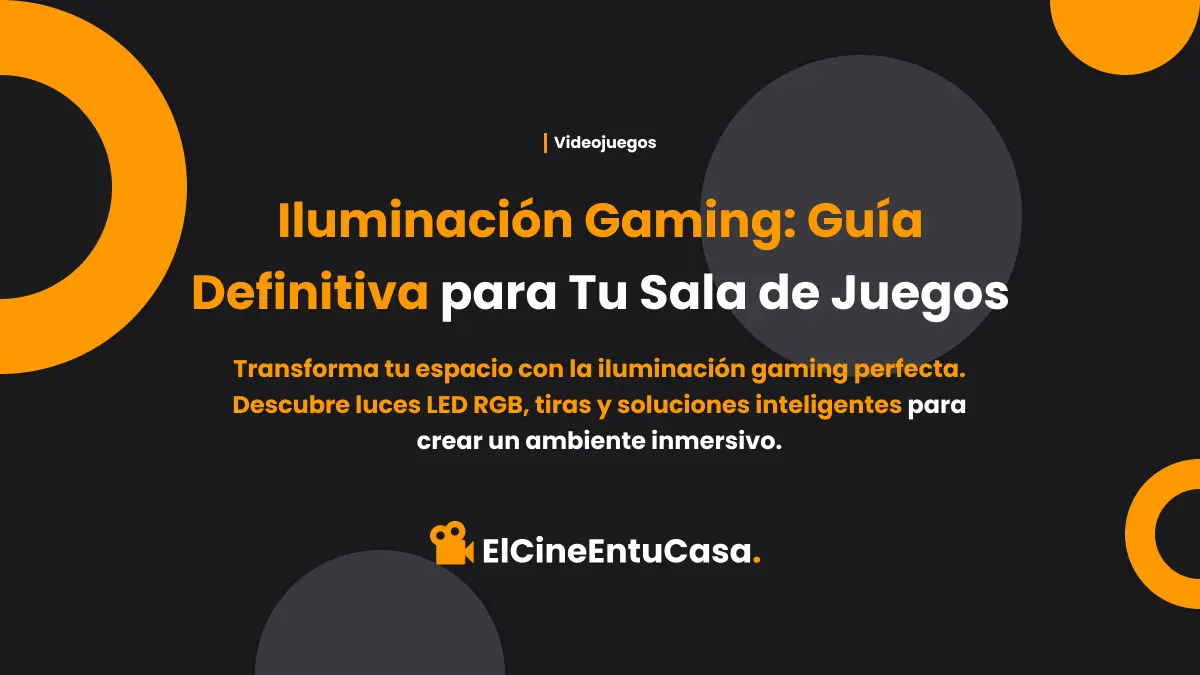 Iluminación Gaming: Guía Definitiva para Tu Sala de Juegos Perfecta
