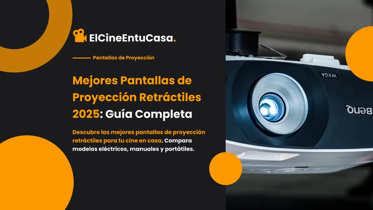 Mejores Pantallas de Proyección Retráctiles 2025: Guía