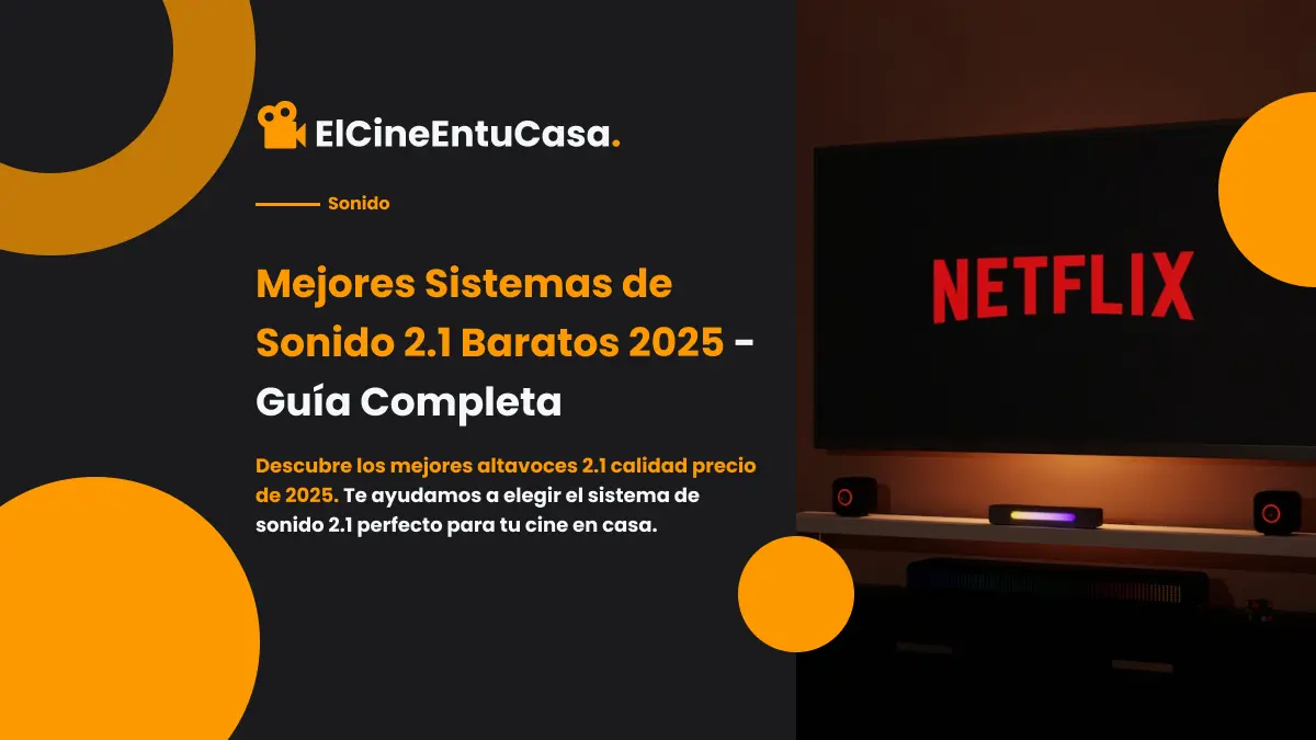 Imagen Destacada del artículo Mejores Sistemas de Sonido 2.1 Baratos 2025